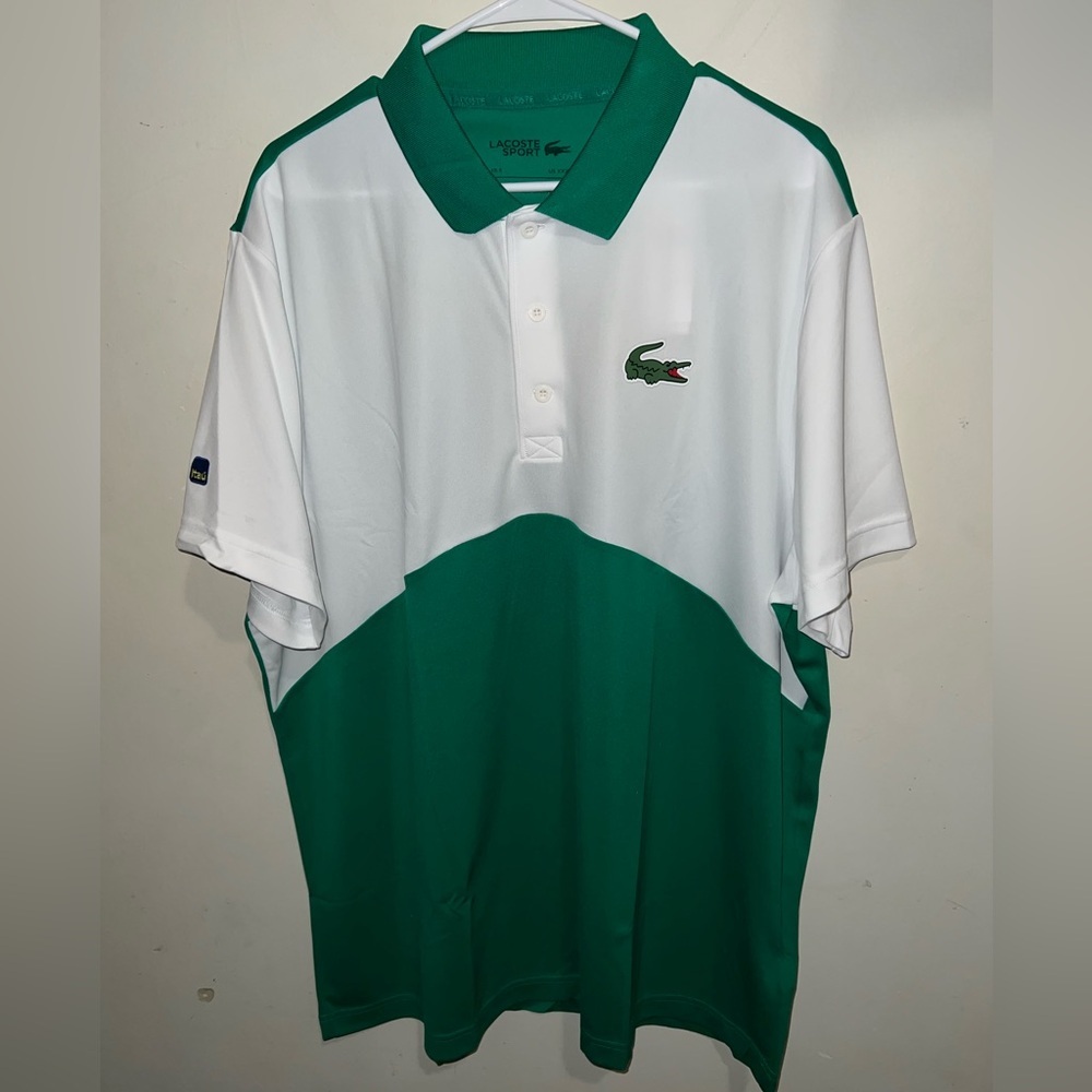 Lacoste Sport Miami Open Polo Shirt Mens UPF 30 Ultra Dry